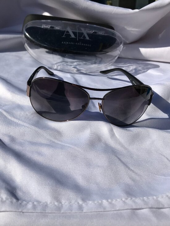 Y2K Armani Exchange Purple Aviator Style Glasses main image 15